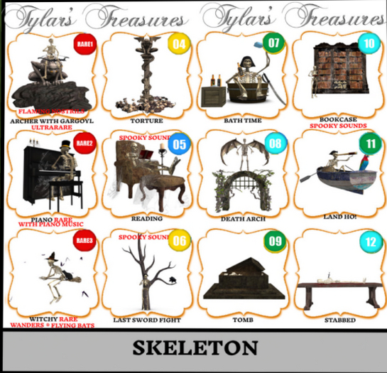 03  SKELETON MIEPON WITCHY RARE