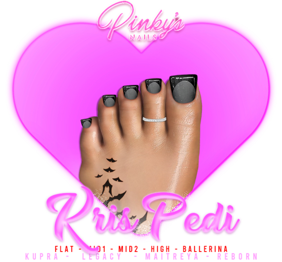 !! Pinky's Nails !! Kris Acrylic Pedi