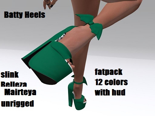 "Always" Batty peeptoes