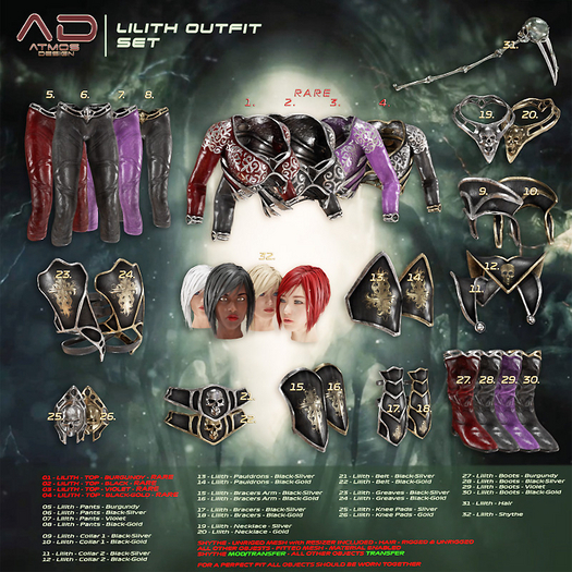 03 RARE - [AD] - Lilith - Top - Violet - Maitreya