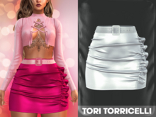 TORI TORRICELLI // Clara Skirt // White