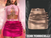 TORI TORRICELLI // Clara Skirt // Latte