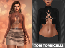 TORI TORRICELLI // Clara Top // Black