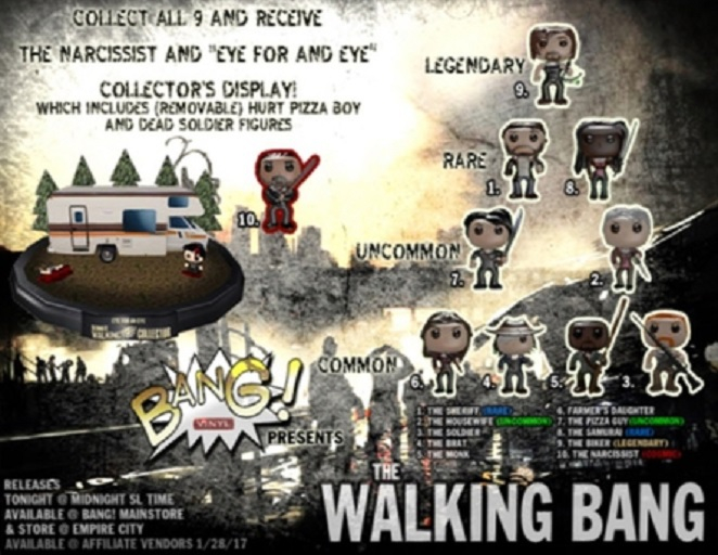 Bang! Figures : The Walking Bang #8 - The Samurai (RARE)