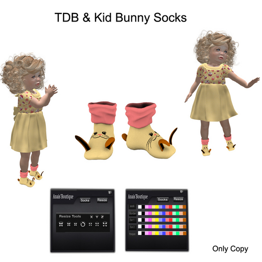 TDB & Kid Bunny Socks DEMO