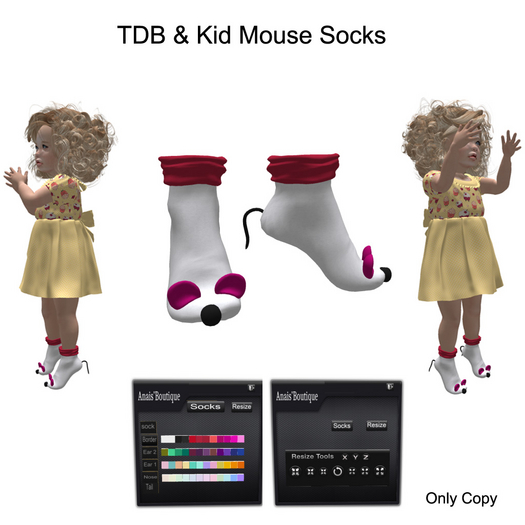 TDB & Kid Mouse Socks