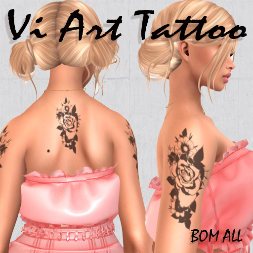 VI ART Tattoo Femeli BOM- Flowers