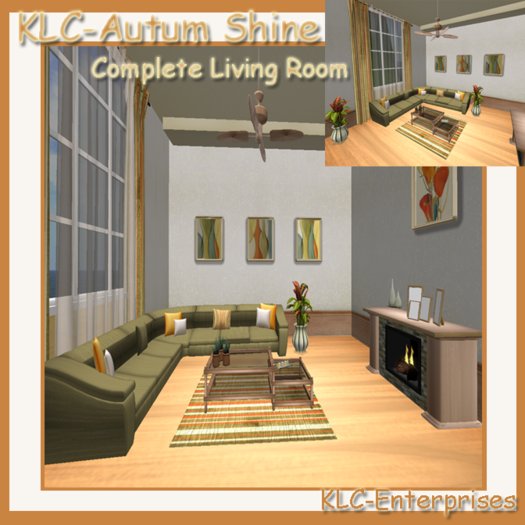 Autum Shine Living Room Set(boxed)
