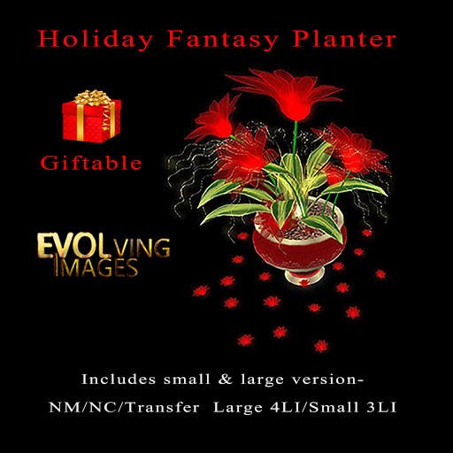 Holiday Fantasy Planter Giftable Packed