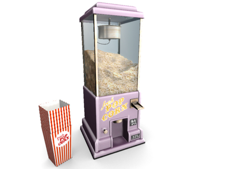 Popcorn Machine Plan Second Life Marketplace - floorplan. popcorn machine / purple