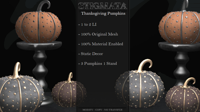 Stigmata - Thanksgiving Pumpkins - [Add Me]