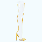 NX-Nardcotix Sabina Thigh High Boot Orange