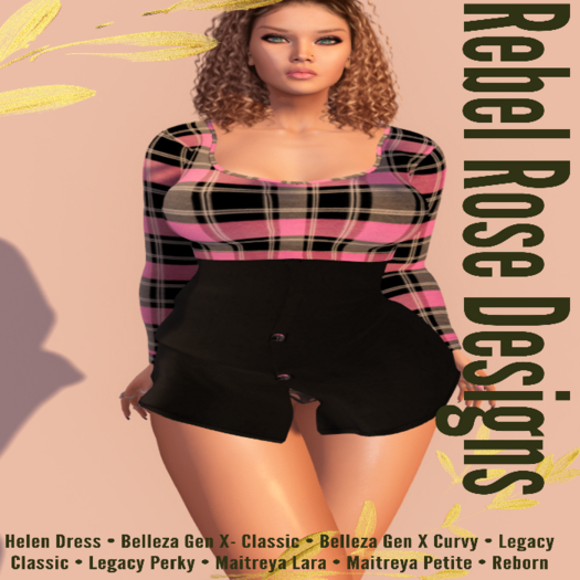 Rebel Rose Designs *Helen Dress* Add