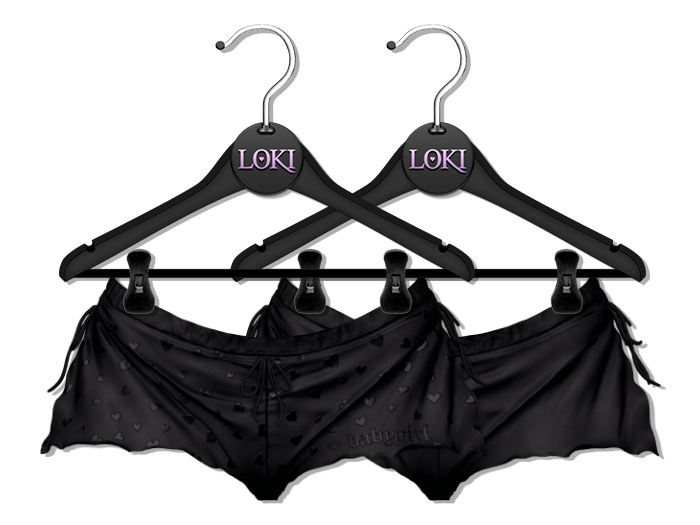 Loki - Layla Ruffle Shorts - Black