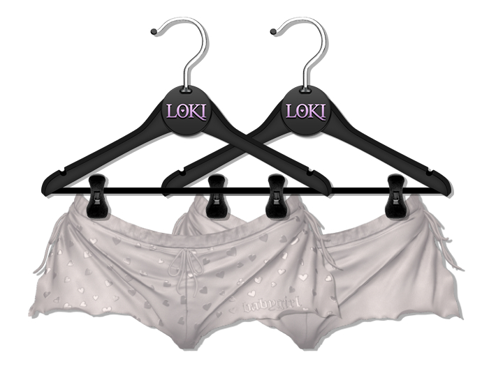 Loki - Layla Ruffle Shorts - Grey