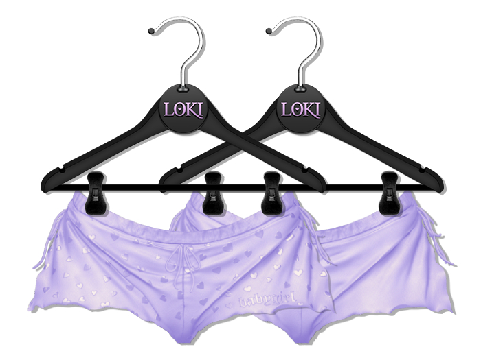 Loki - Layla Ruffle Shorts - Lavender