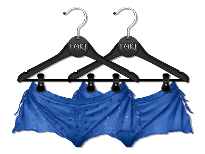 Loki - Layla Ruffle Shorts - Navy