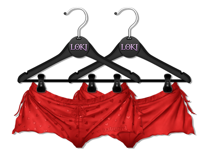 Loki - Layla Ruffle Shorts - Red