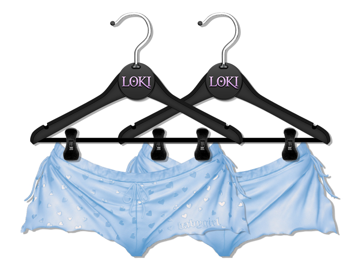 Loki - Layla Ruffle Shorts - Sky