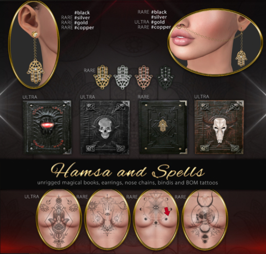 [Avenge] Hamsa earring R - copper [RARE]