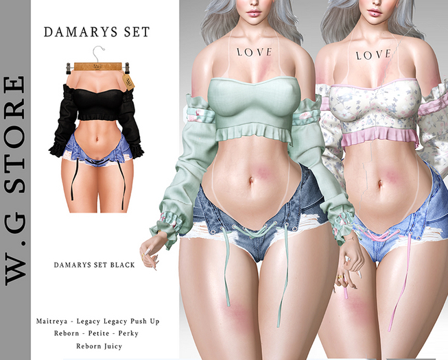 W.G STORE - Damarys Set Black