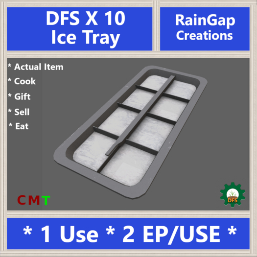 DFS ICE TRAY X 10 ACTUAL ITEM
