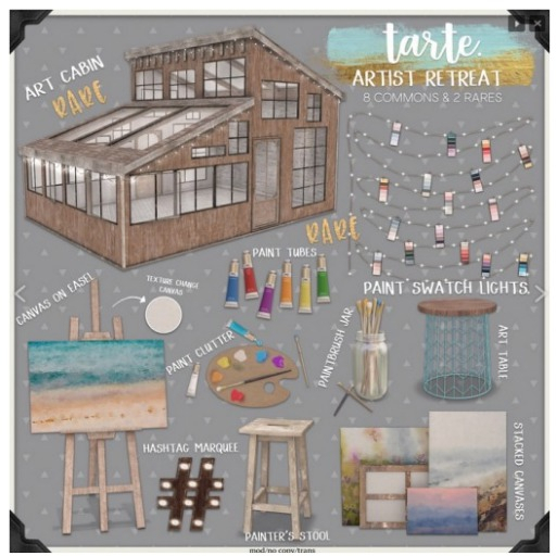 tarte. art table