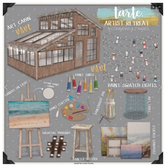 tarte. art table