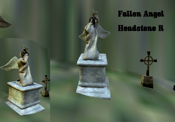Fallen Angel Headstone R