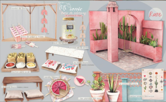 ionic : La mesa bajita (Granito y bordados)