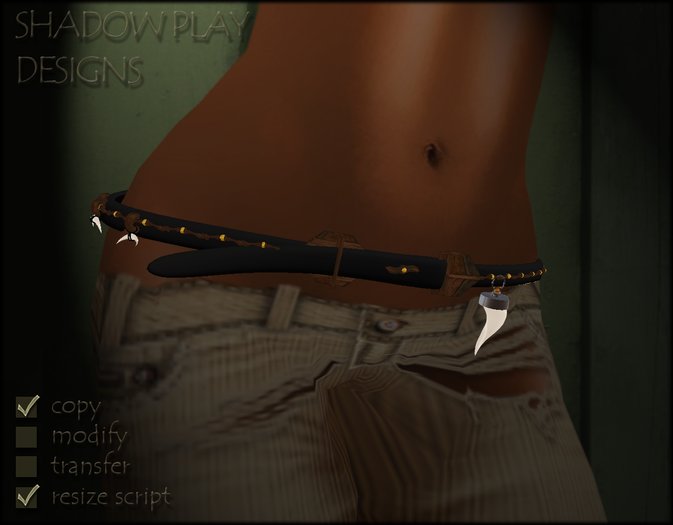 Shadow Play Designs - Belt Mohegan (boxed)
