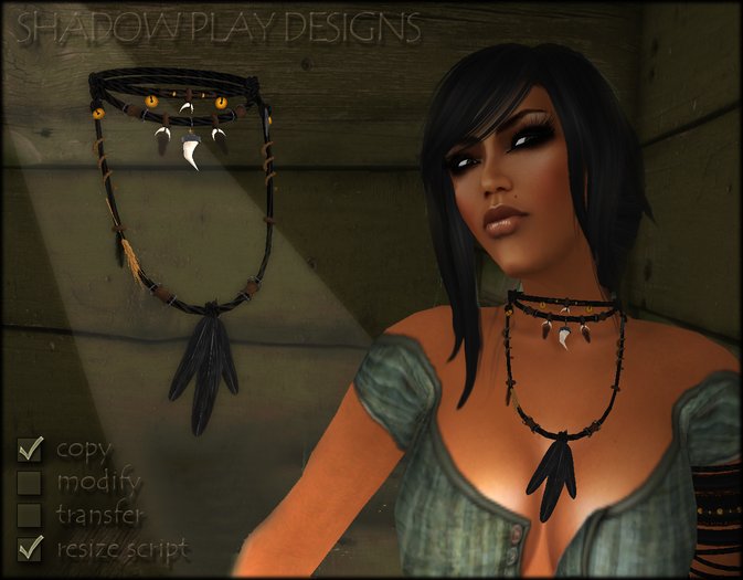 Shadow Play Designs - Necklace Mohegan (boxed)