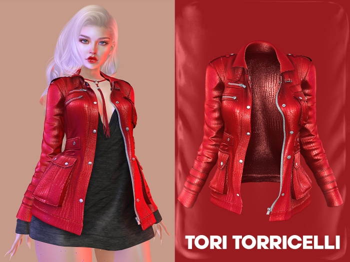 TORI TORRICELLI // Cleo Jacket // No.23 // Red