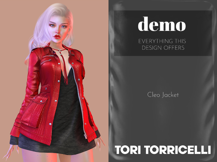 TORI TORRICELLI // Cleo Jacket // DEMO