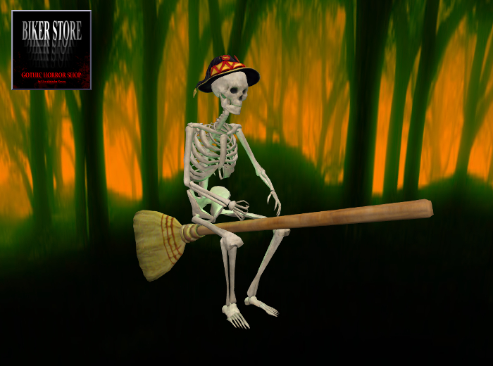#hovering SKELETON WITCH
