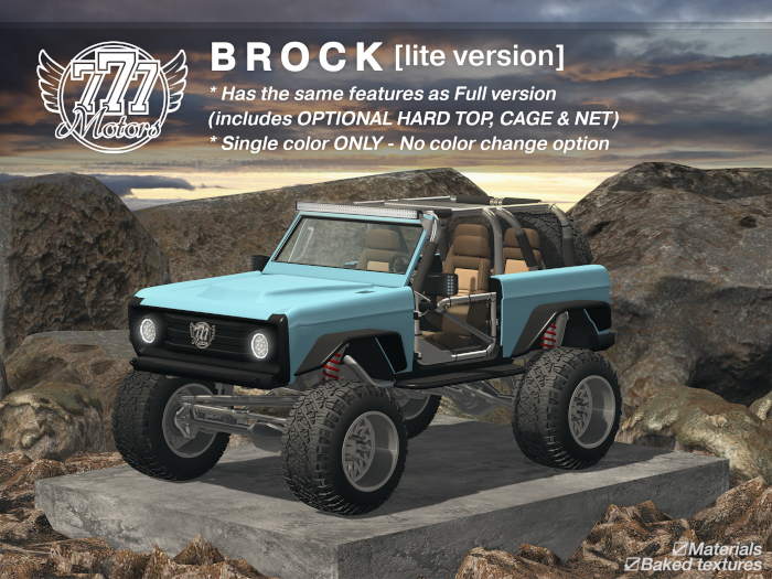 [777-lite] BROCK - Light Blue (Add)