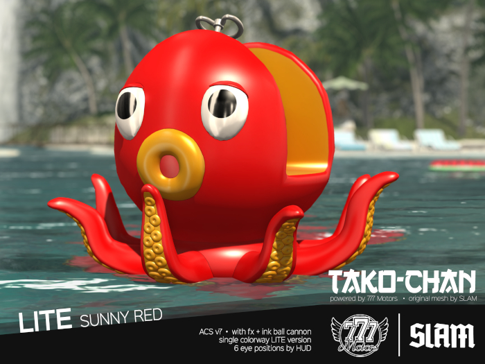 [777xSLAM] TAKO-CHAN [Sunny Red] (Add)