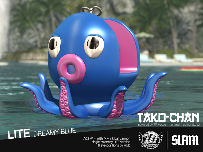 [777xSLAM] TAKO-CHAN [Dreamy Blue] (Add)