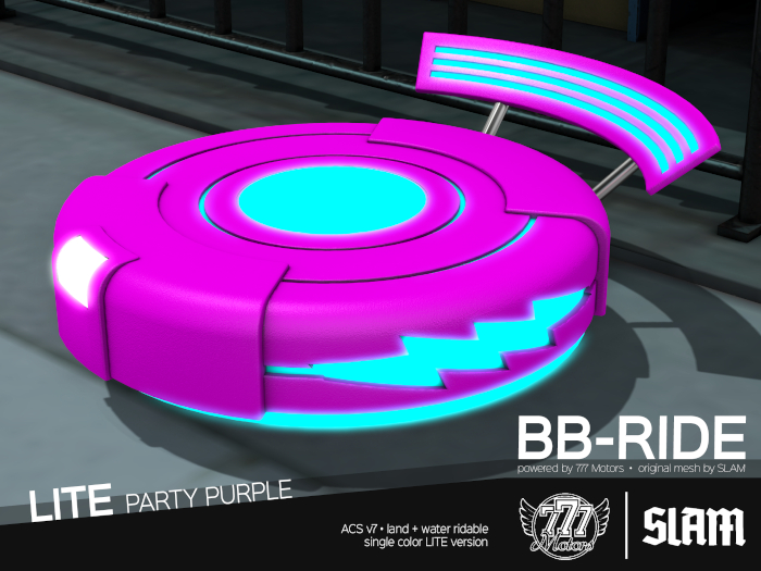[777xSLAM] BB-RIDE [lite/PARTY PURPLE] (Add)