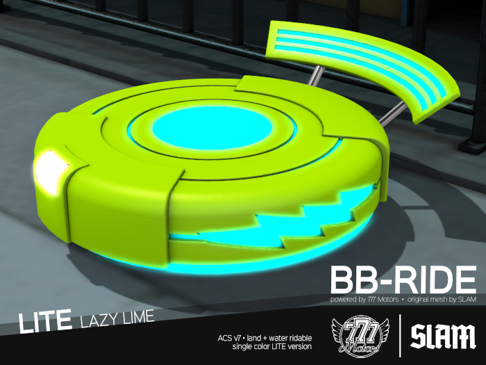 [777xSLAM] BB-RIDE [lite/LAZY LIME] (Add)