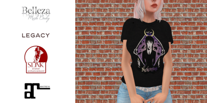 Wednesday Nevermore Women's Classic Tee 