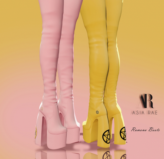 {Asia Rae} Ramona Boots {DEMO}