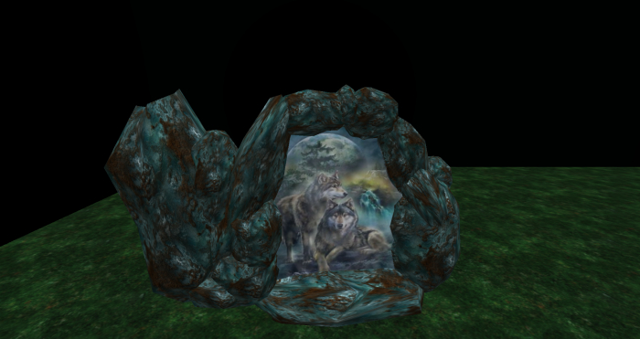 Custom Wolf Fountain