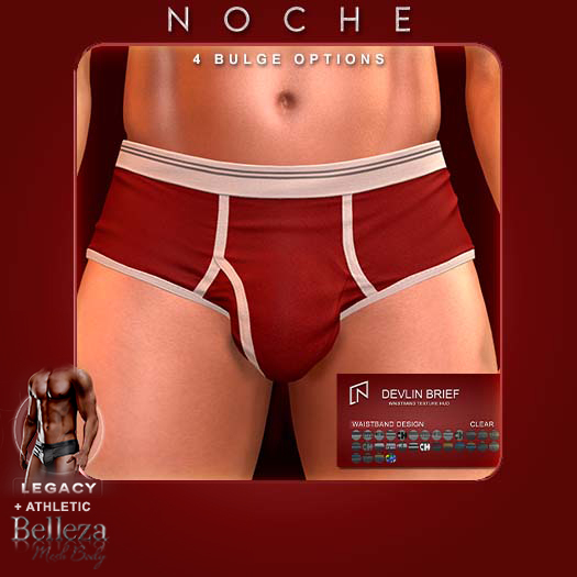 Noche. Devlin Briefs Red