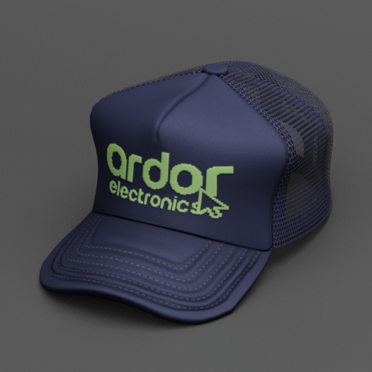 ardor* electronics trucker (navy)