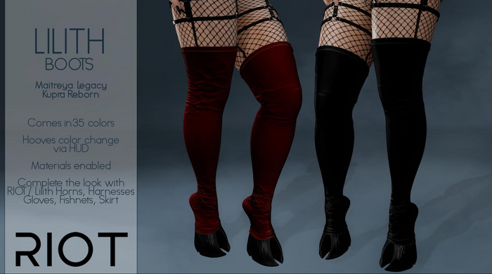 RIOT / Lilith Boots - Fatpack