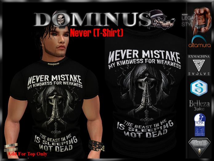 ~DOMINUS~Never (T-Shirt)  (ADD)