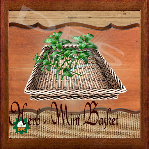 DFSTexture- Herb - Mint Basket