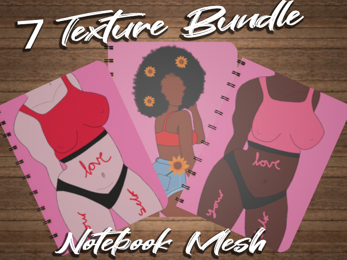 Self Love Notebooks  - 7 Textures