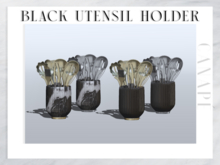 [Canape] Utensil Holders Black